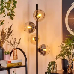 hofstein Koyoto Lampadaire 31 cm Ambre, Clair, Fumé, 4 lumières