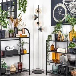 hofstein Koyoto Lampadaire 31 cm Ambre, Clair, Fumé, 4 lumières