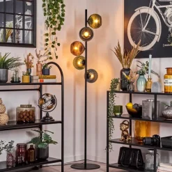 hofstein Koyoto Lampadaire 33 cm Bleu, Vert, Cuivré, 5 lumières