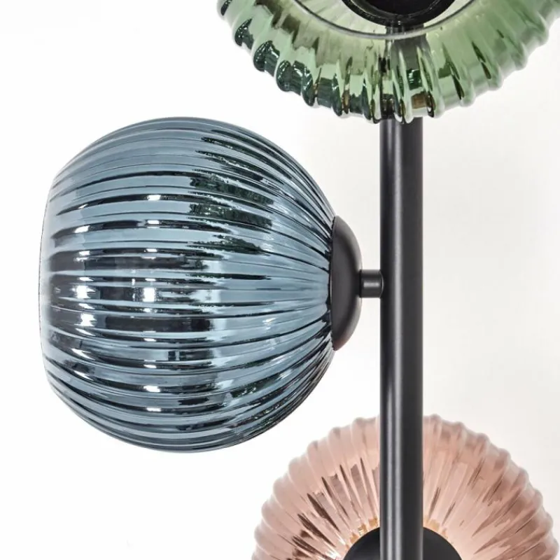 hofstein Koyoto Lampadaire 31 cm Bleu, Vert, Cuivré, 4 lumières