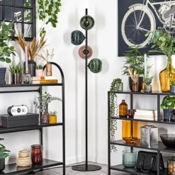 hofstein Koyoto Lampadaire 31 cm Bleu, Vert, Cuivré, 4 lumières