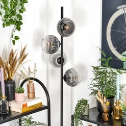 hofstein Koyoto Lampadaire 31 cm Clair, Fumé, 4 lumières