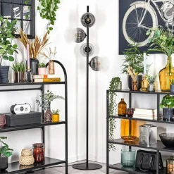 hofstein Koyoto Lampadaire 31 cm Clair, Fumé, 4 lumières