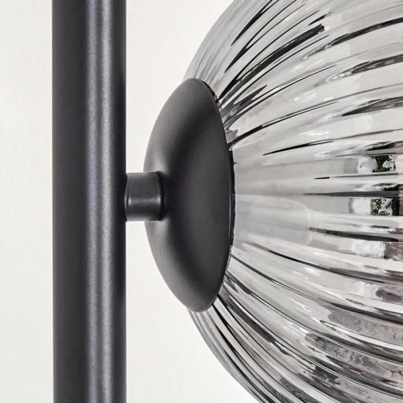 hofstein Koyoto Lampadaire 33 cm Clair, Fumé, 5 lumières