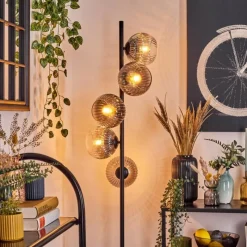 hofstein Koyoto Lampadaire 33 cm Clair, Fumé, 5 lumières