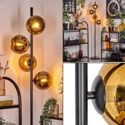 hofstein Koyoto Lampadaire 31 cm Or, 4 lumières