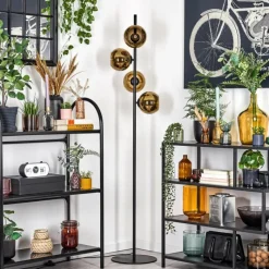 hofstein Koyoto Lampadaire 31 cm Or, 4 lumières