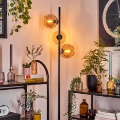 hofstein Koyoto Lampadaire Ambre, 3 lumières