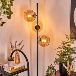 hofstein Koyoto Lampadaire Ambre, 3 lumières