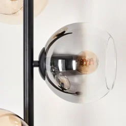 hofstein Koyoto Lampadaire Ambre, Clair, Fumé, 3 lumières