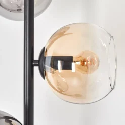 hofstein Koyoto Lampadaire Ambre, Clair, Fumé, 3 lumières