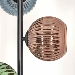 hofstein Koyoto Lampadaire Bleu, Vert, Cuivré, 3 lumières