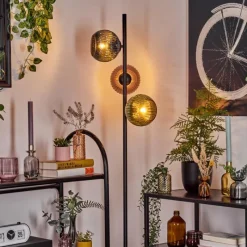 hofstein Koyoto Lampadaire Bleu, Vert, Cuivré, 3 lumières