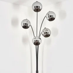 hofstein Koyoto Lampadaire Chrome, 5 lumières
