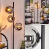 hofstein Koyoto Lampadaire Chrome, Fumé, 3 lumières