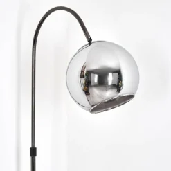 hofstein Koyoto Lampadaire Chrome, Noir, 1 lumière