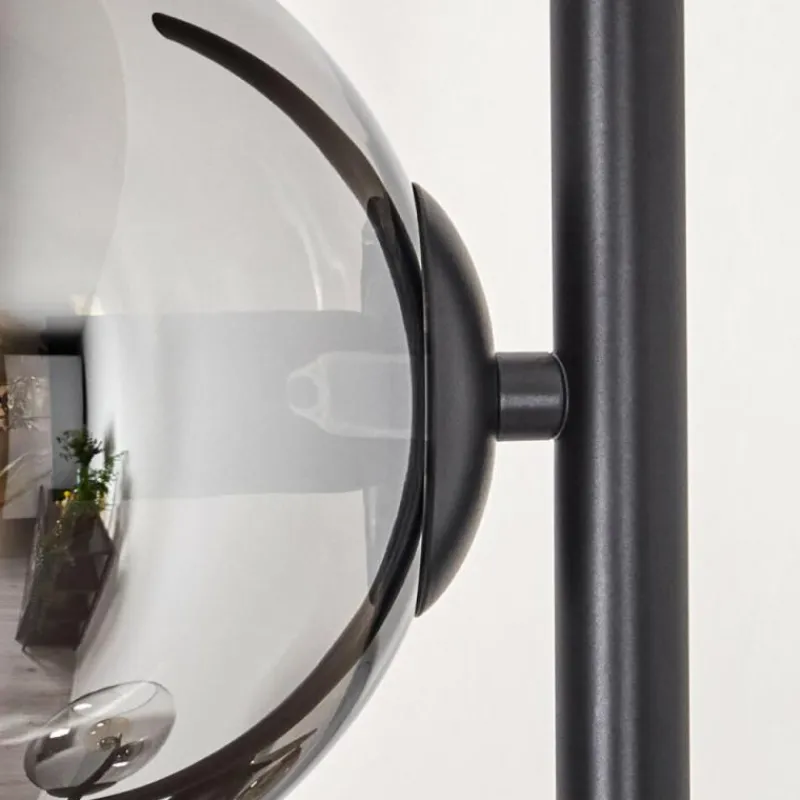 hofstein Koyoto Lampadaire Clair, Fumé, 3 lumières