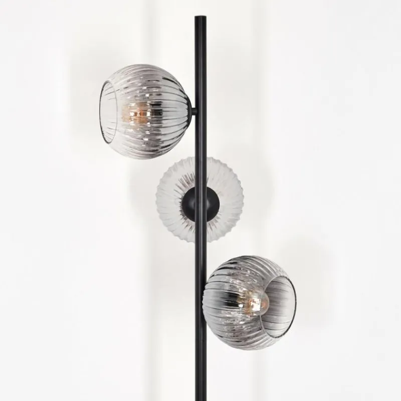 hofstein Koyoto Lampadaire Clair, Fumé, 3 lumières