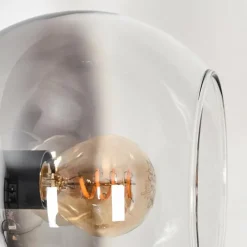 Suspension Verre Fumé-hofstein Koyoto Lampadaire Clair, Fumé, 5 lumières