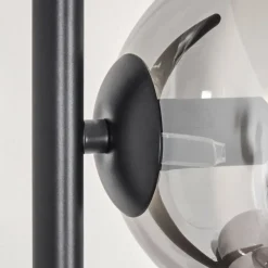 Suspension Verre Fumé-hofstein Koyoto Lampadaire Clair, Fumé, 5 lumières