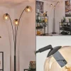 hofstein Koyoto Lampadaire Noir, 3 lumières
