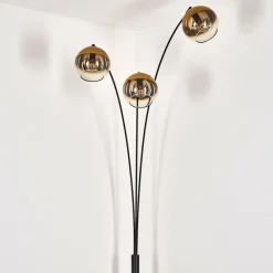 hofstein Koyoto Lampadaire Noir, 3 lumières