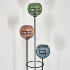 hofstein Koyoto Lampadaire Noir, 3 lumières