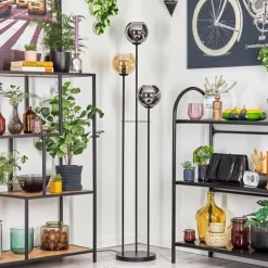 hofstein Koyoto Lampadaire Noir, 3 lumières