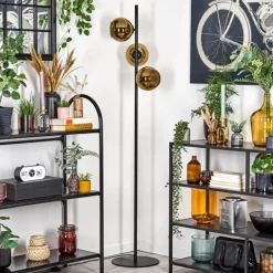 hofstein Koyoto Lampadaire Or, 3 lumières