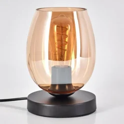 hofstein Koyoto Lampe à poser 15 cm Ambre, 1 lumière
