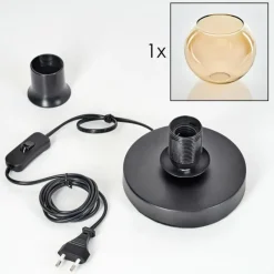 hofstein Koyoto Lampe à poser 15 cm Ambre, 1 lumière