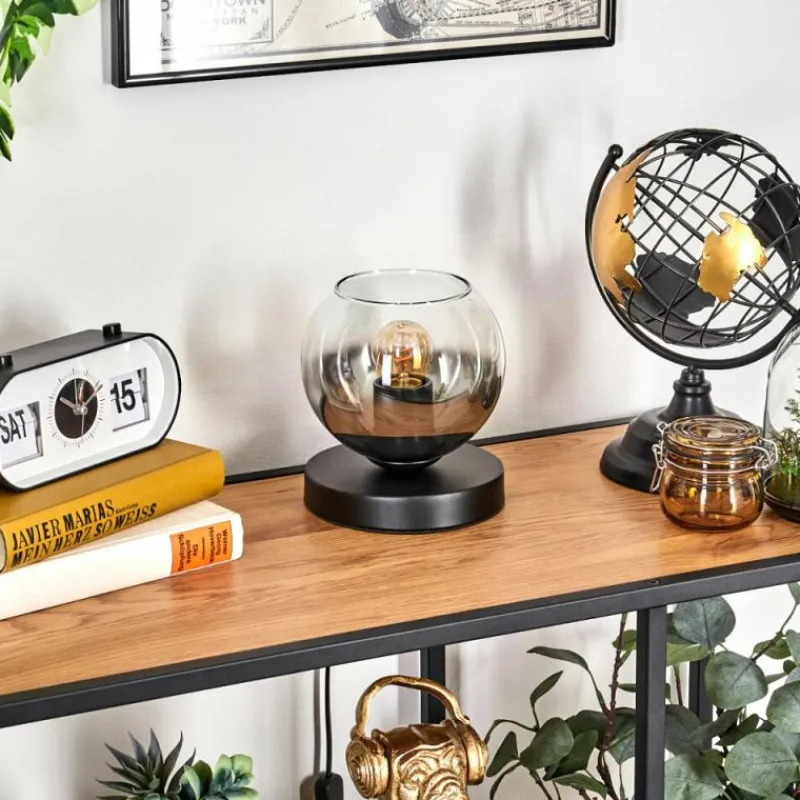 hofstein Koyoto Lampe à poser 15 cm Clair, Fumé, 1 lumière