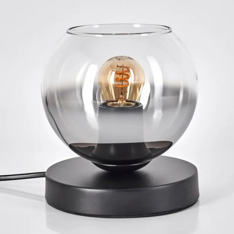 hofstein Koyoto Lampe à poser 15 cm Clair, Fumé, 1 lumière