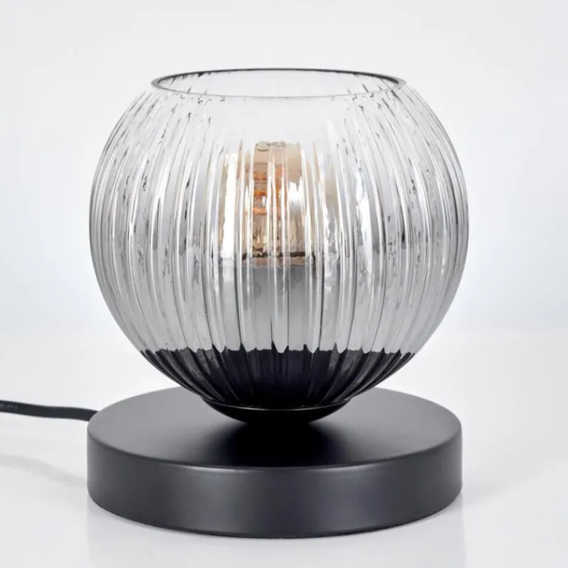 hofstein Koyoto Lampe à poser 15 cm Clair, Fumé, 1 lumière