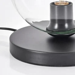 hofstein Koyoto Lampe à poser 20 cm Noir, 1 lumière