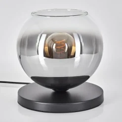 hofstein Koyoto Lampe à poser 25 cm Noir, 1 lumière