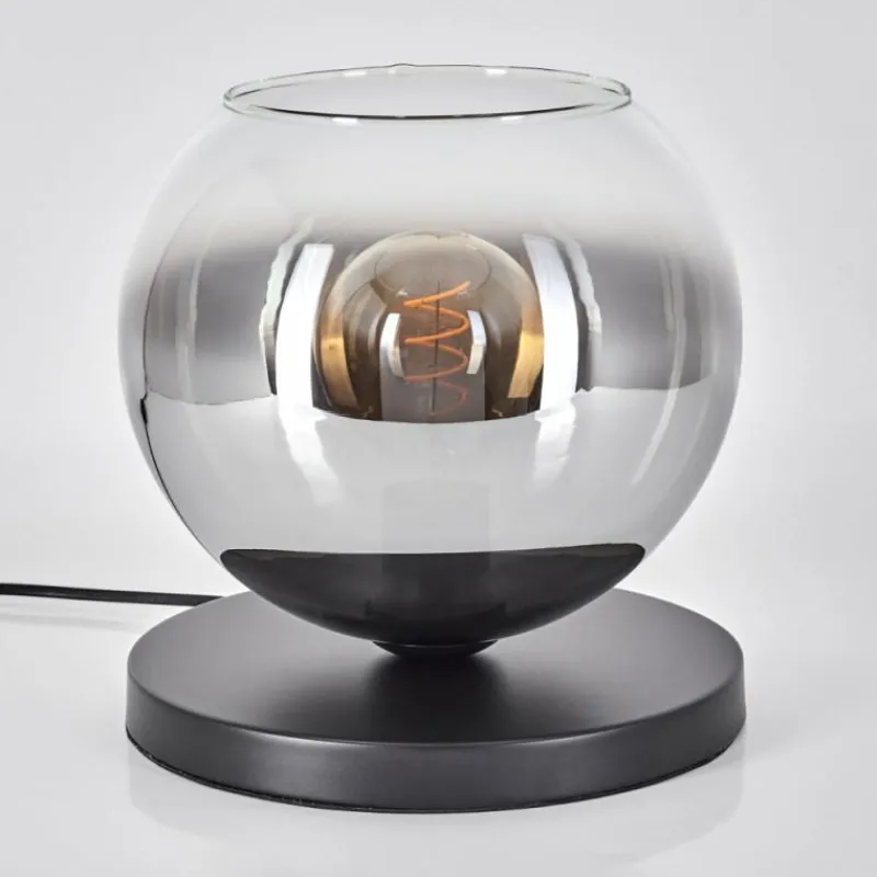 hofstein Koyoto Lampe à poser 25 cm Noir, 1 lumière