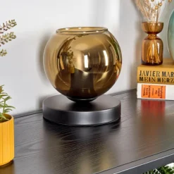 hofstein Koyoto Lampe à poser 15 cm Or, 1 lumière