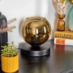 hofstein Koyoto Lampe à poser 15 cm Or, 1 lumière