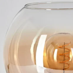 hofstein Koyoto Lampe à poser Ambre, Clair, 1 lumière