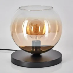 hofstein Koyoto Lampe à poser Ambre, Clair, 1 lumière