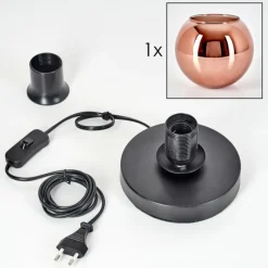 hofstein Koyoto Lampe à poser Noir, 1 lumière