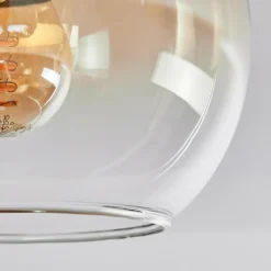 hofstein Koyoto Plafonnier, Boule lumineuse Écru, Noir, 3 lumières