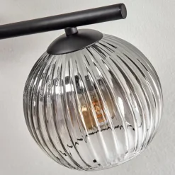 hofstein Koyoto Plafonnier, Boule lumineuse Clair, Fumé, 4 lumières