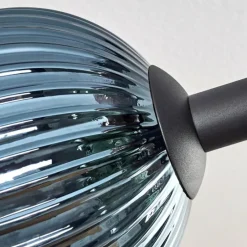 Lampes À Boules-hofstein Koyoto Plafonnier, Boule lumineuse Bleu, Vert, Cuivré, 6 lumières