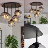 hofstein Koyoto Plafonnier, Boule lumineuse 45 cm Clair, Fumé, 5 lumières