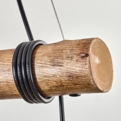 hofstein Koyoto Suspension, Boule lumineuse, Suspension Écru, Noir, 4 lumières