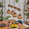 hofstein Koyoto Suspension, Boule lumineuse, Suspension Écru, Noir, 4 lumières