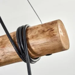 hofstein Koyoto Suspension, Boule lumineuse, Suspension Écru, Noir, 5 lumières