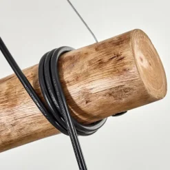 hofstein Koyoto Suspension, Boule lumineuse, Suspension Écru, Noir, 5 lumières